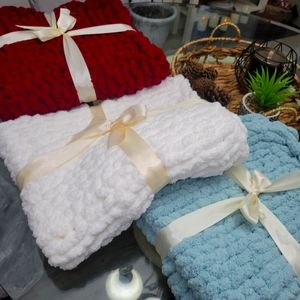 Handmade Chenille Baby Blankets